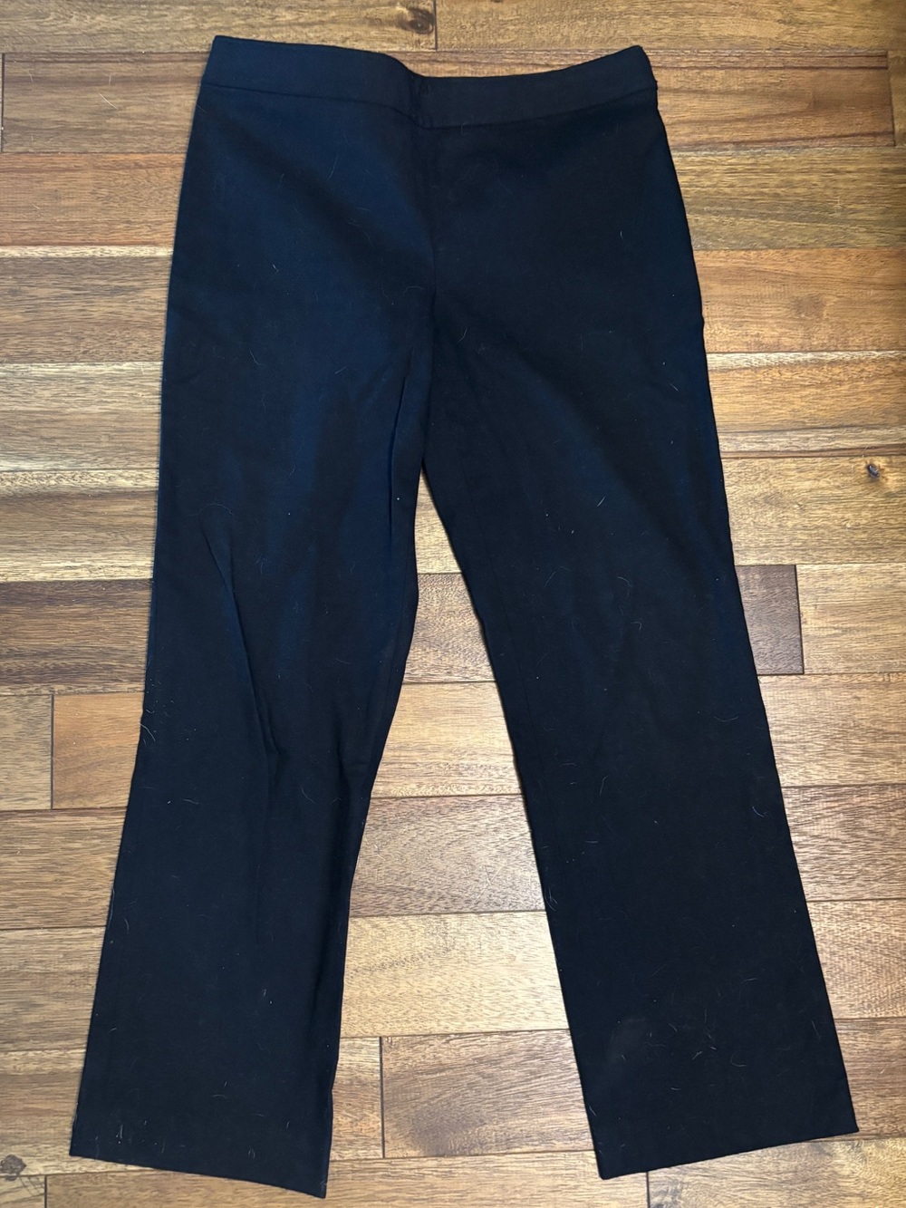 Tory Burch Black Cropped Ankle Pants Size 4 Stretch Cotton